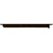 Ekena Millwork Heaton Hidden Support Steel Bracket w/ 20" Support Depth, Antiqued Bronze 3"W x 24"D x 2"H BKTM03X24X02HEABZ - alternate 2